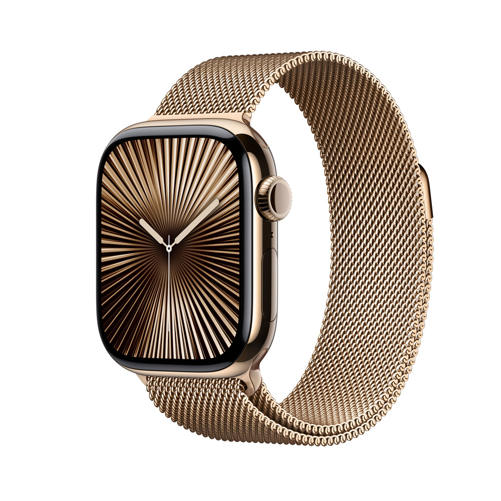 Apple Watch Series 10 4G 42mm Titan Gold Milanaise Gold
