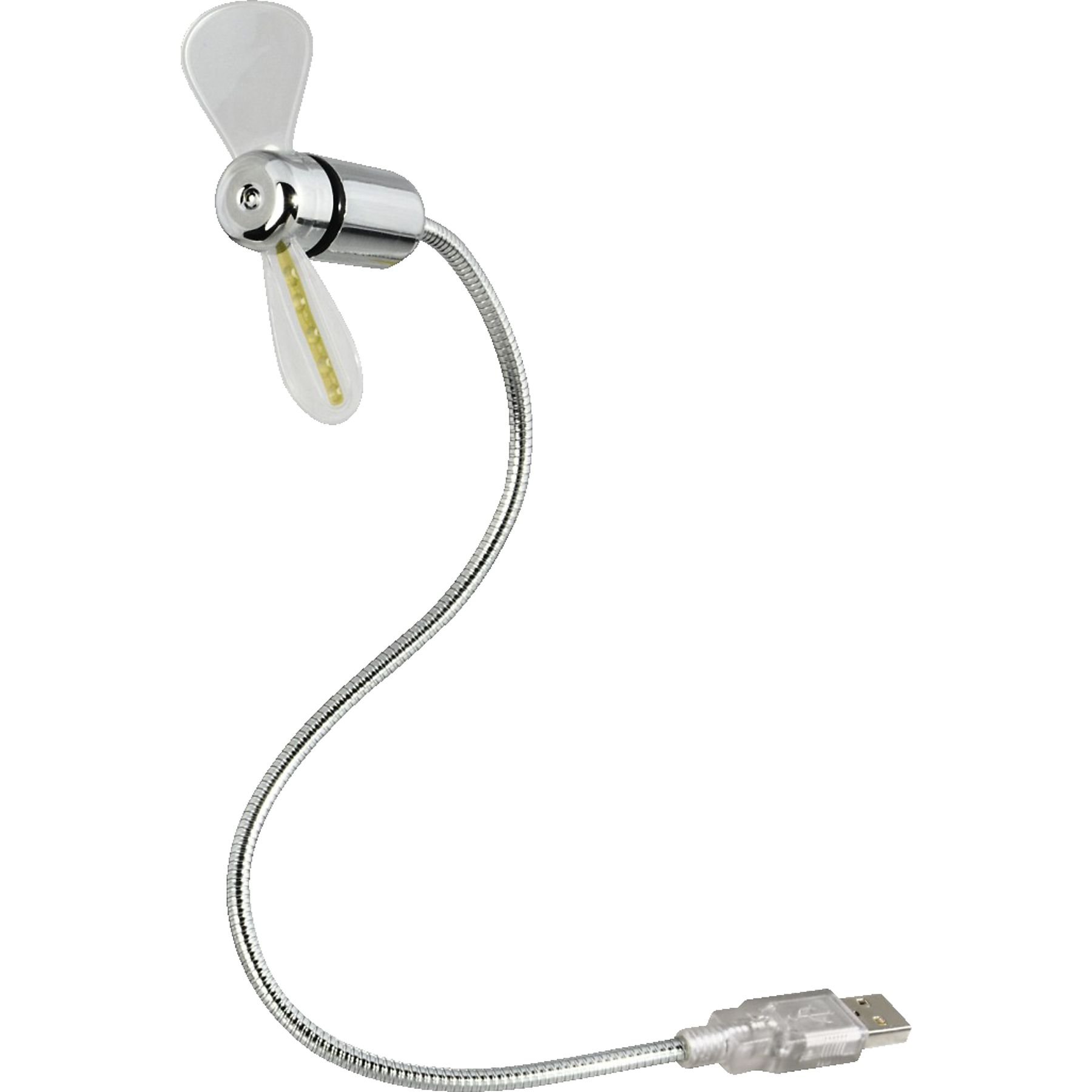 Hama USB-Ventilator mit Uhrzeitanzeige