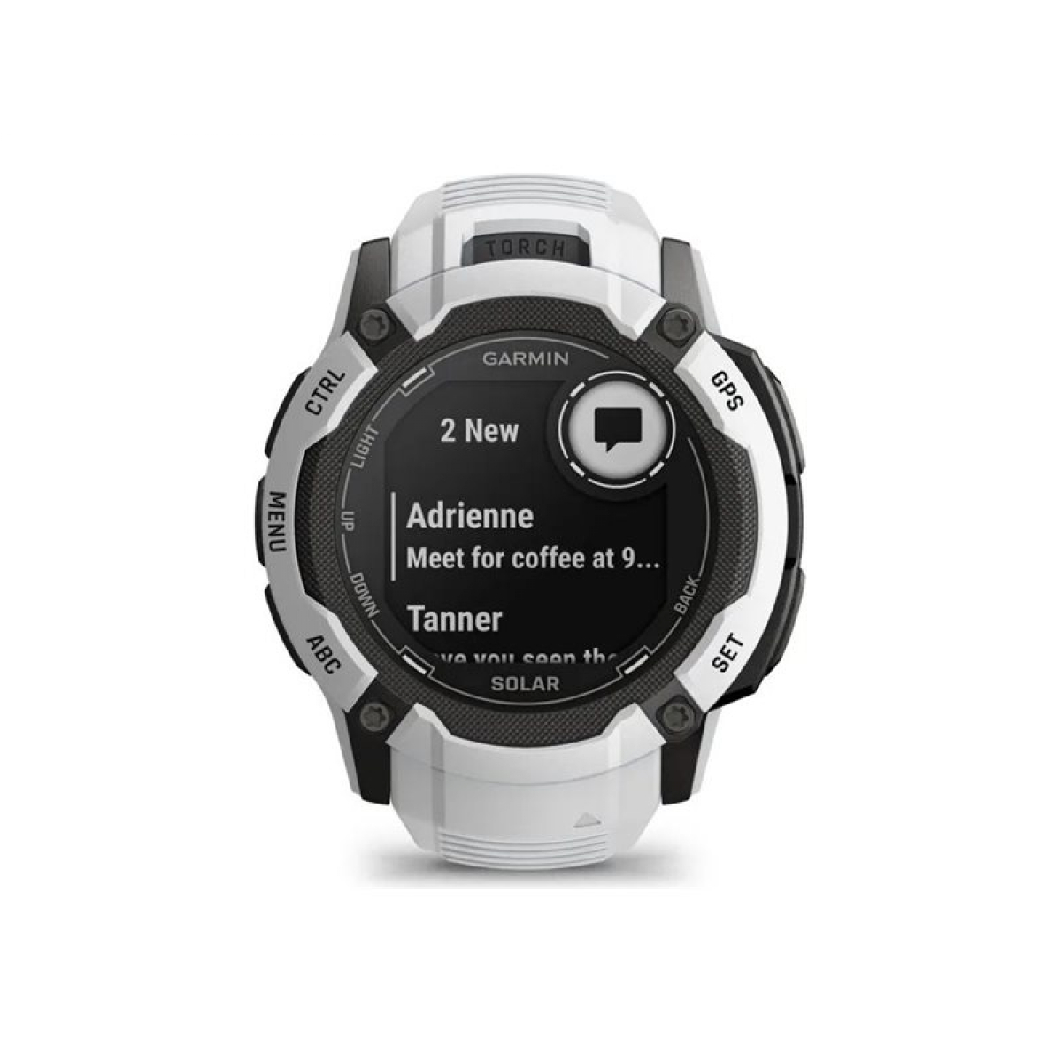 Garmin Instinct 2X Solar GPS-Smartwatch white