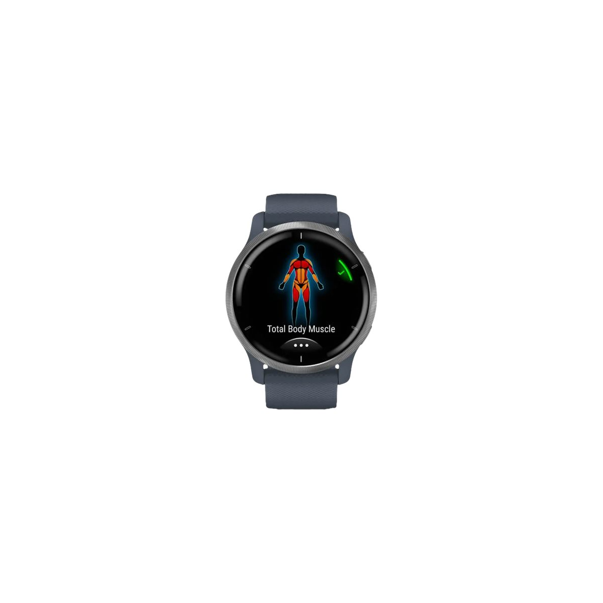 Garmin Venu 2 GPS-Fitness-Smartwatch granitblau/silber