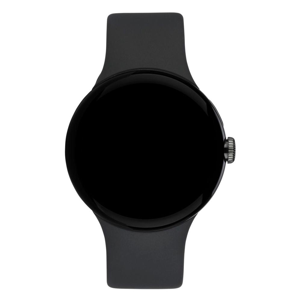 Google Pixel Watch 41mm matte black Sportarmband obsidian