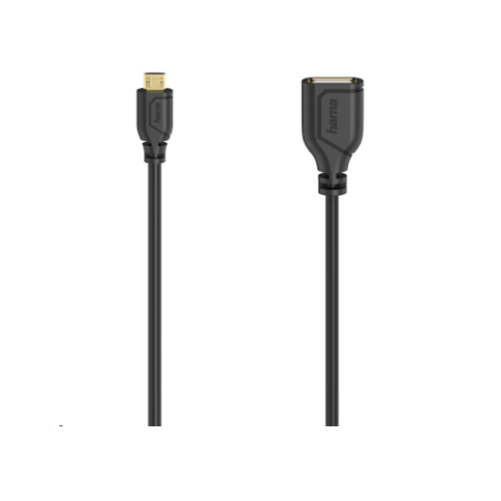 Hama Micro-USB-OTG-Kabel "Flexi-Slim" USB 2.0 480 Mbit/s 0,15 m