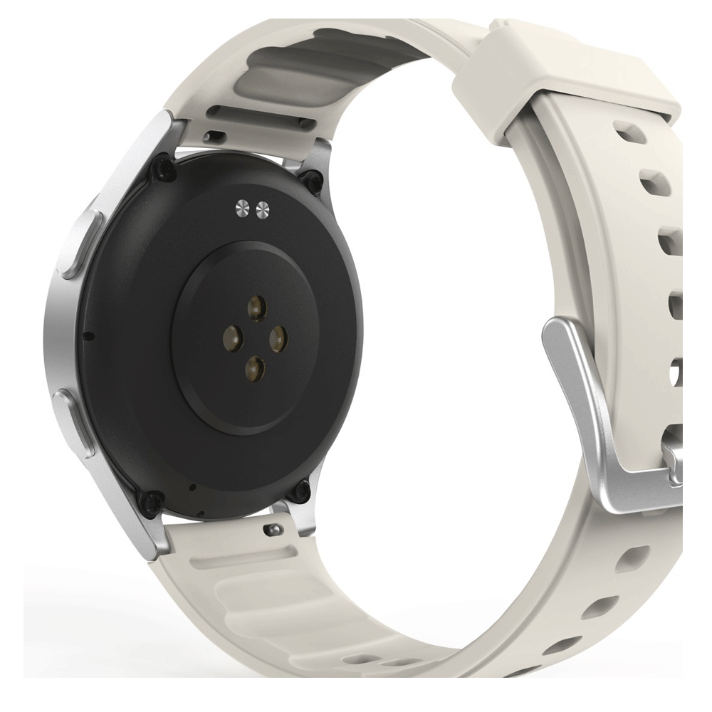 Hama Smartwatch 8900 GPS AMOLED 1.32 Telefonfunktion Alexa rund Silber