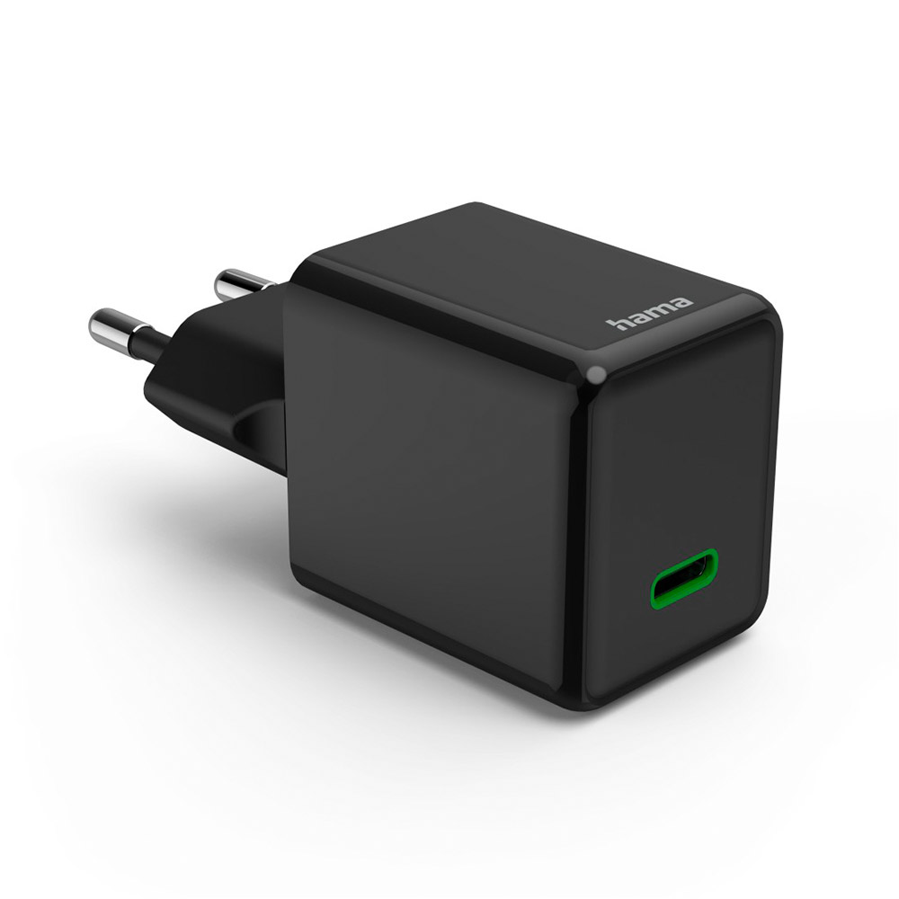 Hama Schnellladegerät, USB-C, PD/Qualcomm®/GaN, Mini-Ladegerät, 45 W, schwarz