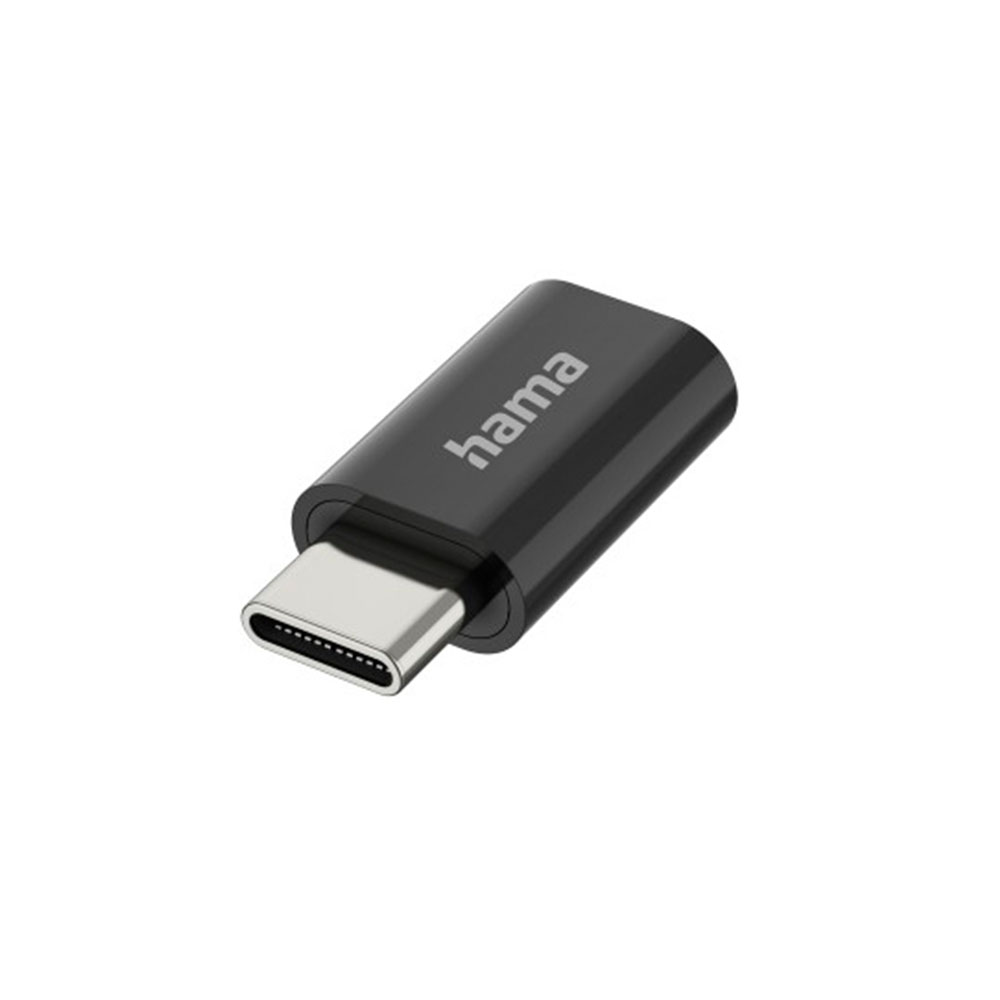 Hama USB-OTG-Adapter, USB-C-Stecker - Micro-USB-Buchse, USB 2.0, 480 Mbit/s