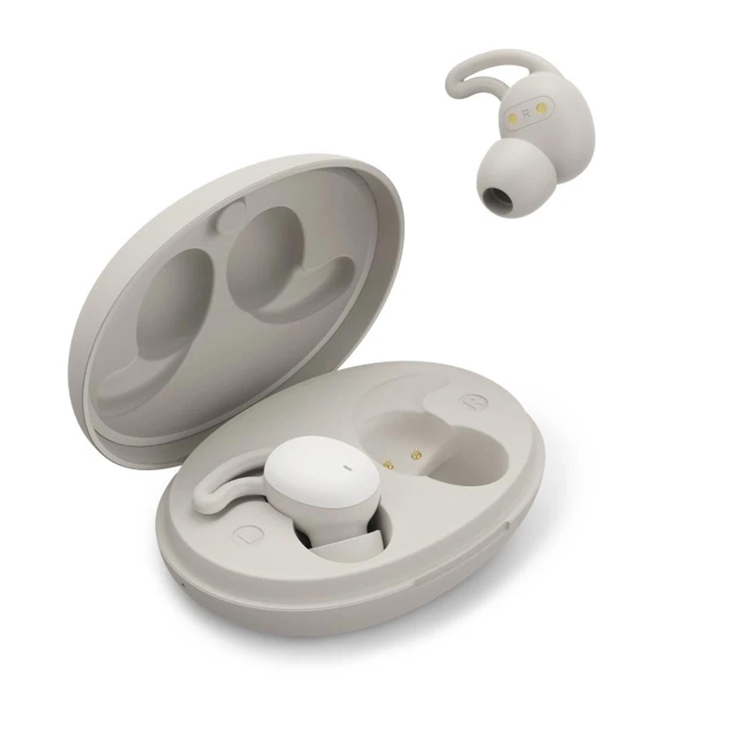 Hama Bluetooth®-Kopfhörer "Spirit Calm", TWS, In-Ear, Schlafkopfhörer, Weiß/Grau
