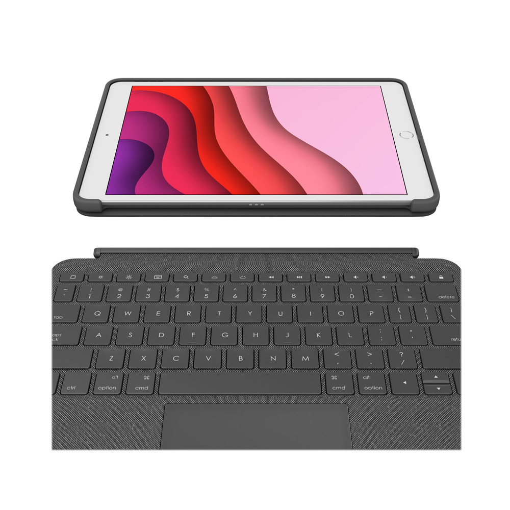 Logitech Combo Touch iPad Pro 11 Zoll (M4) (2024) Tastatur-Case graphit