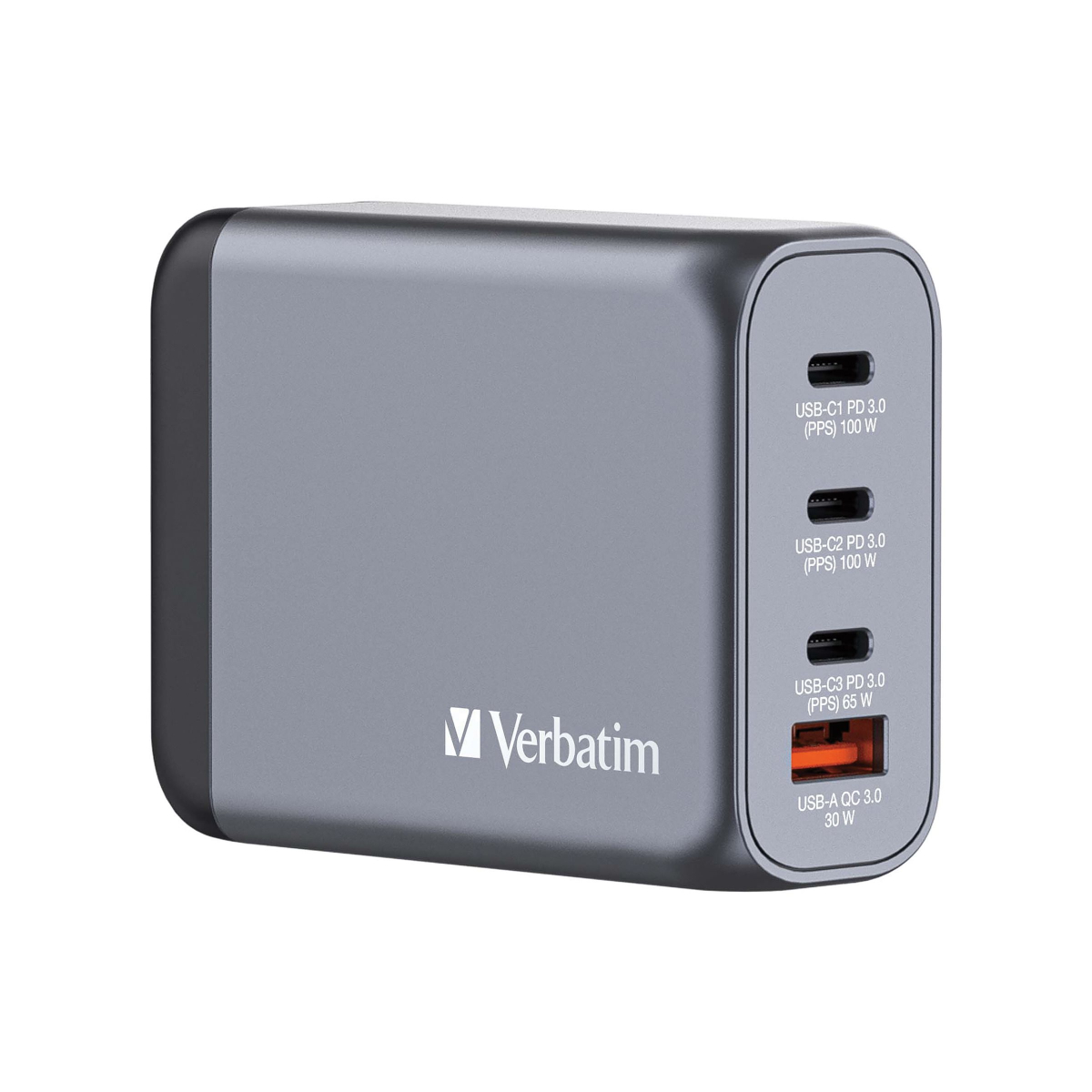 Verbatim GaN Charger 100W 4-Port USB-C Ladegerät