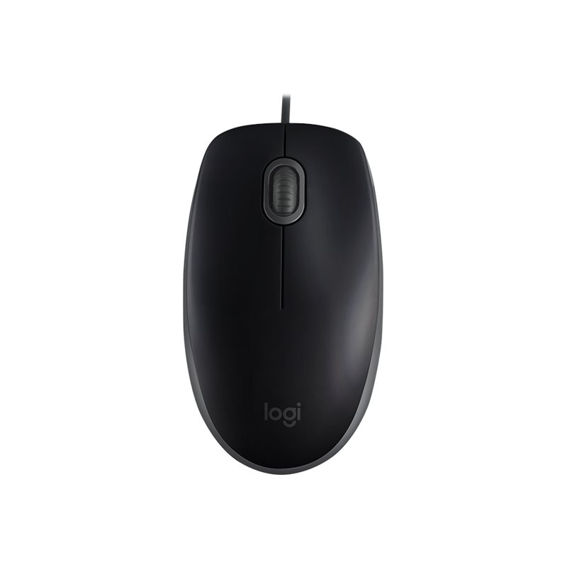 Logitech B110 Silent Kabelgebundene Maus schwarz