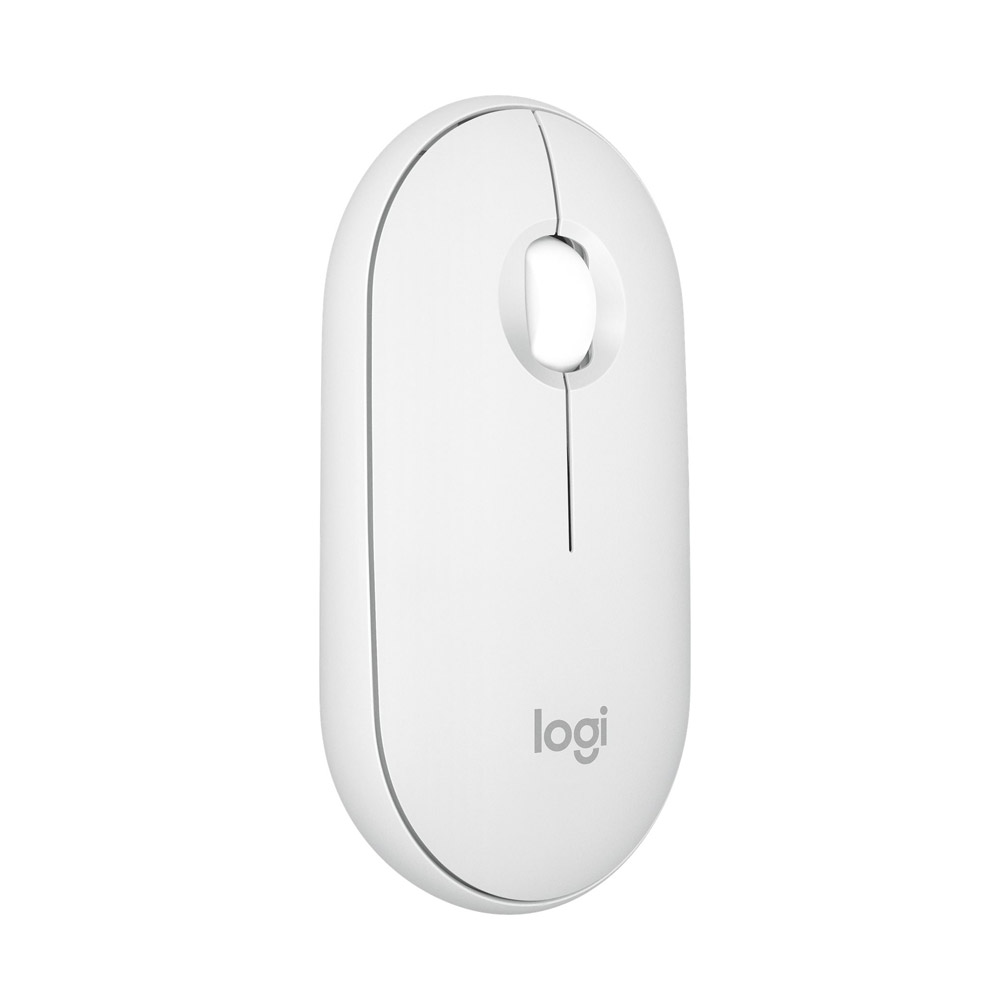 Logitech Pebble Mouse 2 M350s schlanke kabellose Bluetooth-Maus weiß