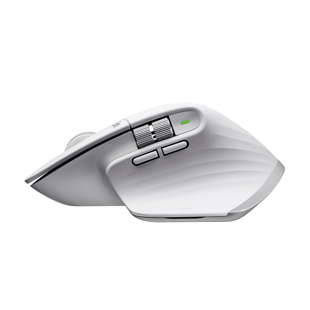 Logitech MX Master 3S Kabellose Performance-Maus mit ultraschnellem Scrollen hellgrau