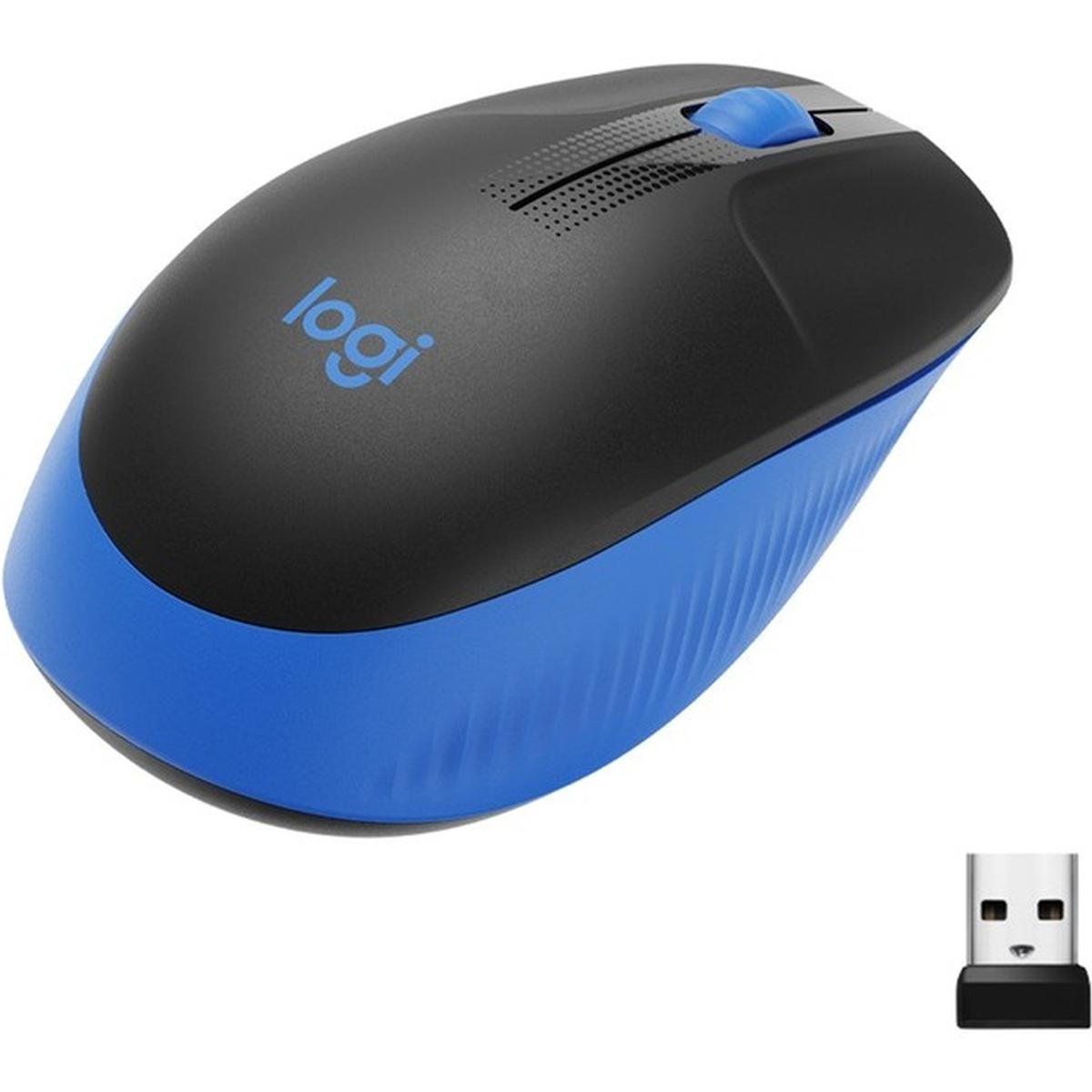 Logitech kabellose Maus M190 blau
