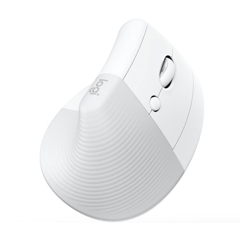 Logitech Lift Business Ergonomic-Maus weiß