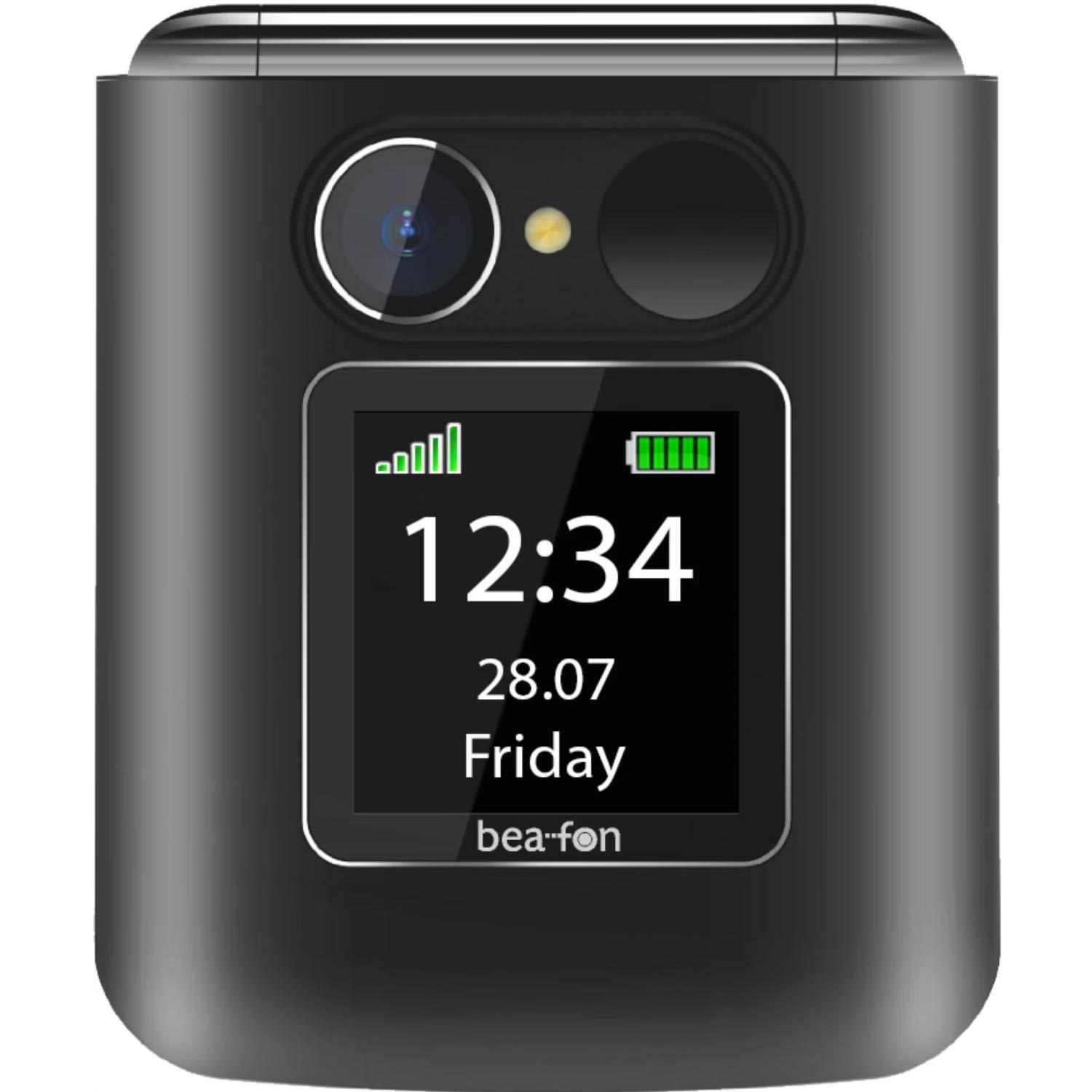 Beafon Fold10 LTE Klapphandy schwarz-silber