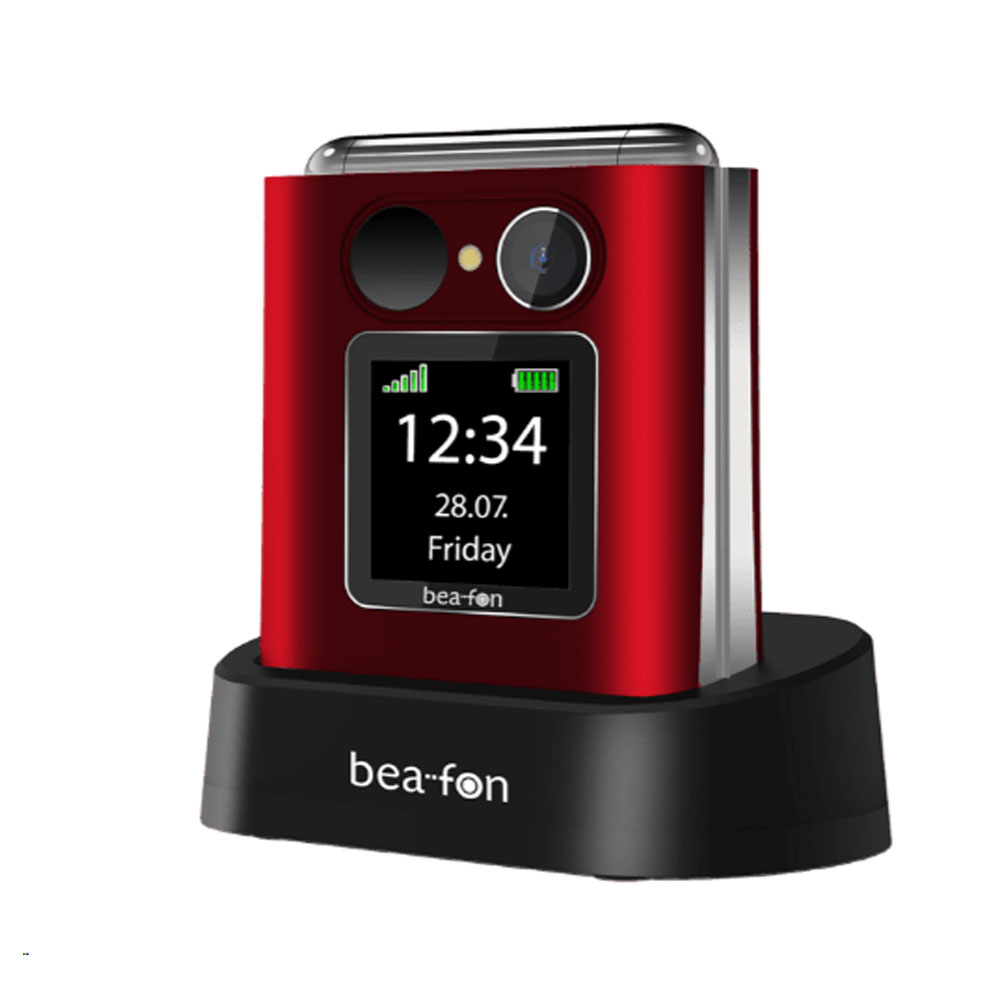 Beafon Silverline Fold10 Klapphandy rot
