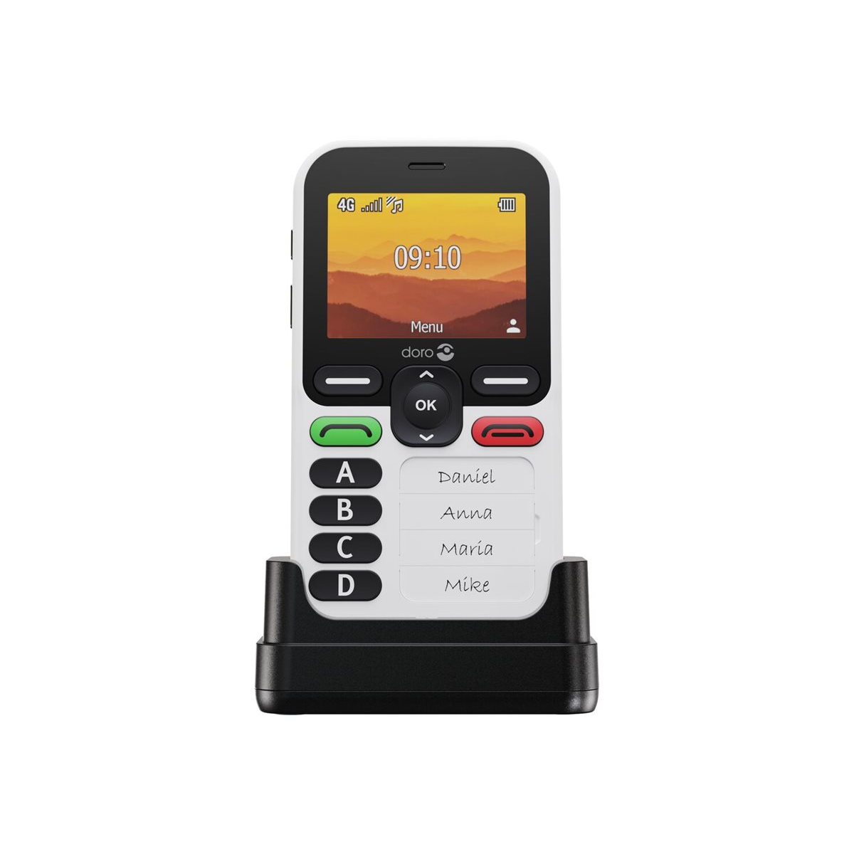 Doro Leva X10 Seniorenhandy weiß/schwarz