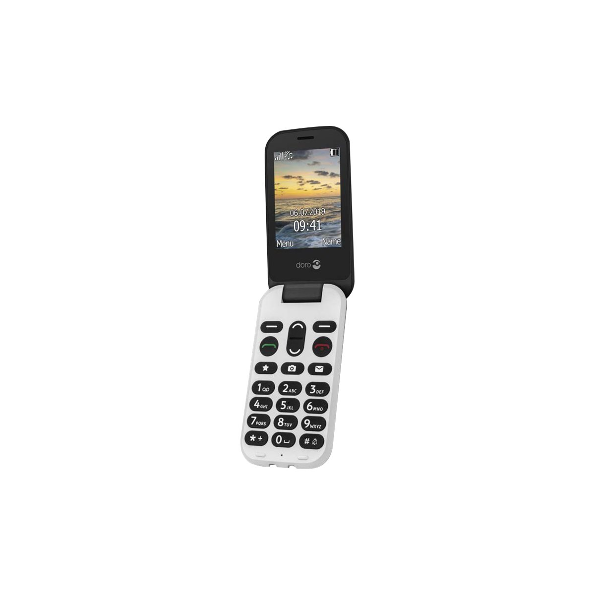 Doro 6060 Mobiltelefon schwarz
