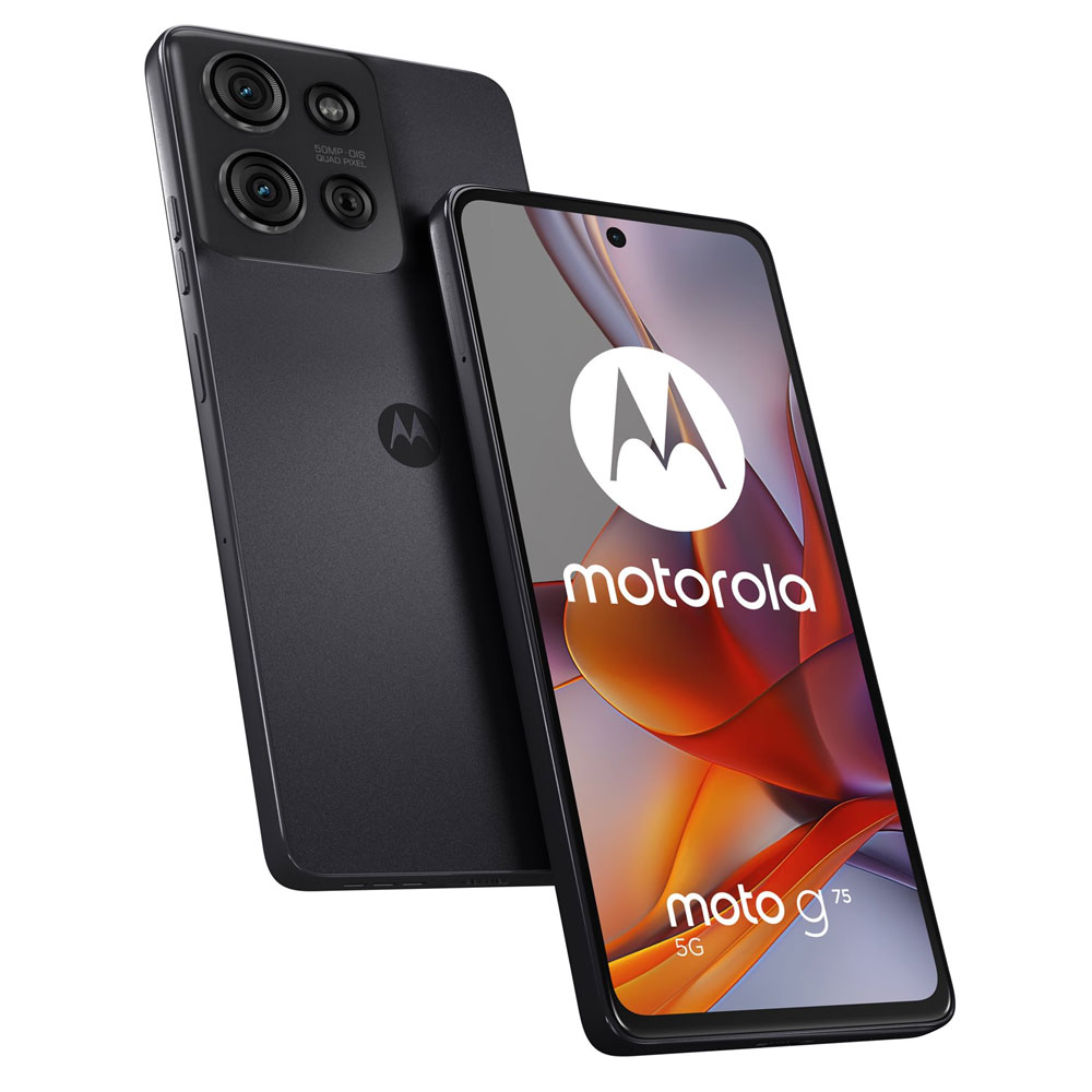 Motorola Moto G75 256GB 5G Smartphone charcoal gray