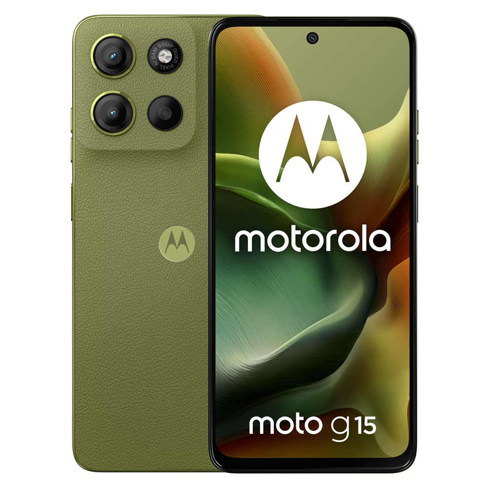 Motorola Moto G15 128GB Smartphone iguana green