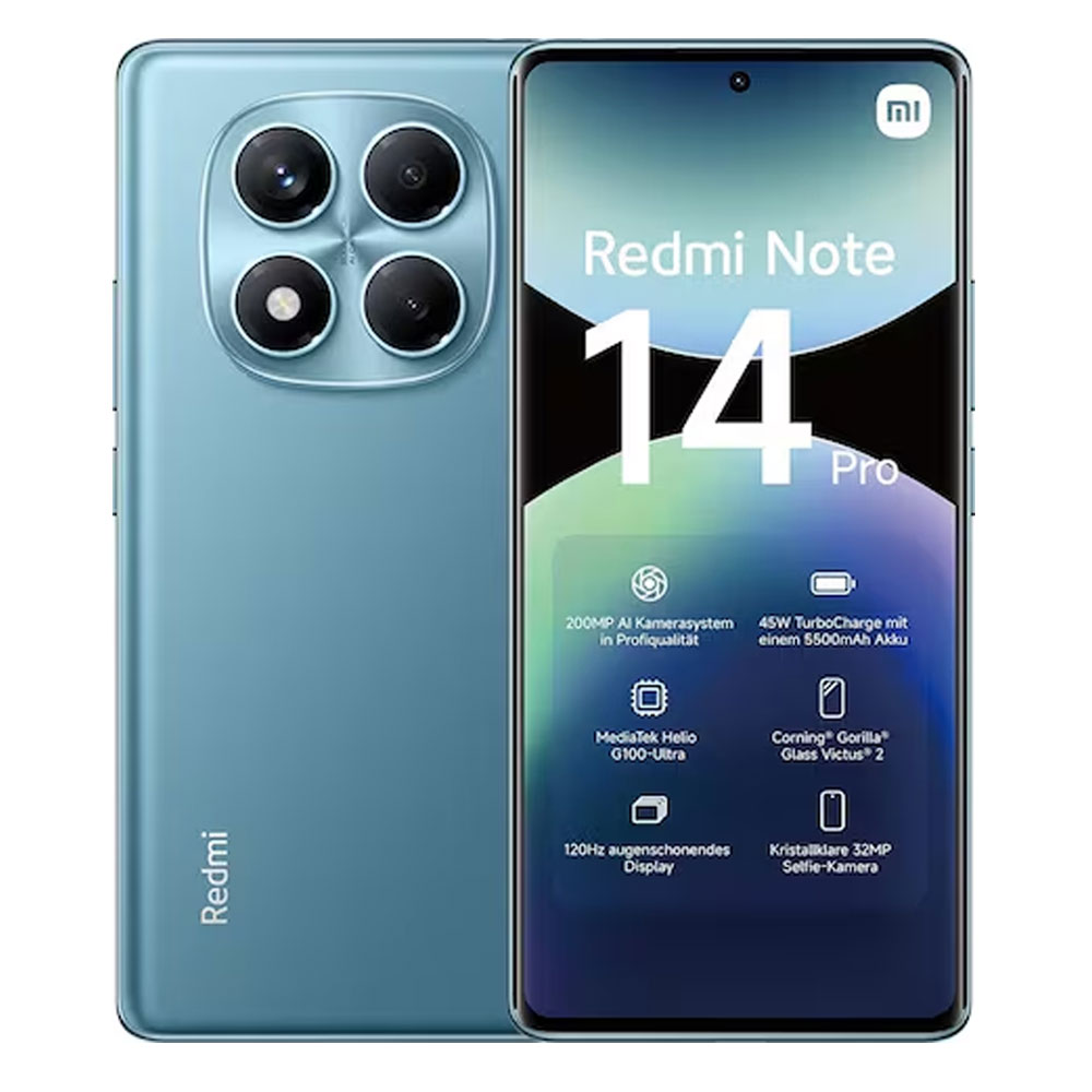 Xiaomi Redmi Note 14 Pro 4G Smartphone ocean blue