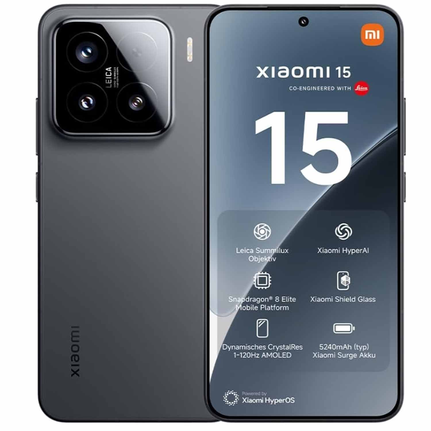 Xiaomi Redmi 15 5G 256GB Smartphone schwarz