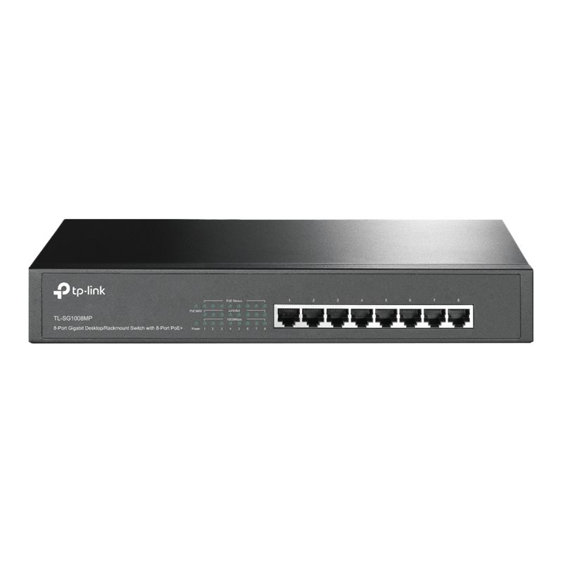 TP-Link TL-SG1008MP 8-Port Gigabit Desktop/Rackmount Switch mit 8 PoE+ Ports