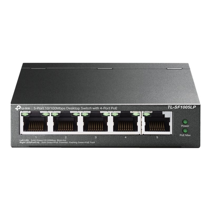 TP-Link TL-SF1005LP 5-Port Fast Ethernet PoE Switch