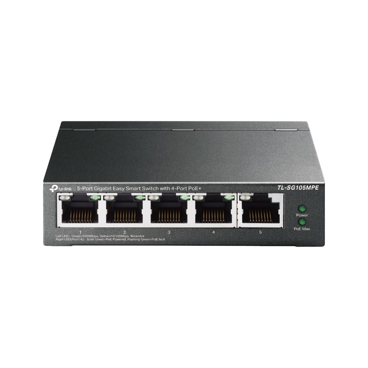 TP-Link TL-SG105MPE 5 Port Managed PoE Switch mit 4 PoE+ Ports