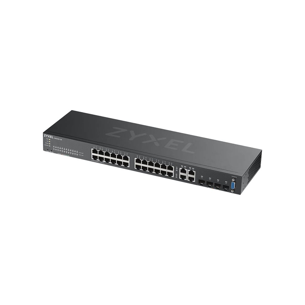 Zyxel GS2220-28-EU0101F Network Switch Managed L2 Gigabit Ethernet (10/100/1000) schwarz