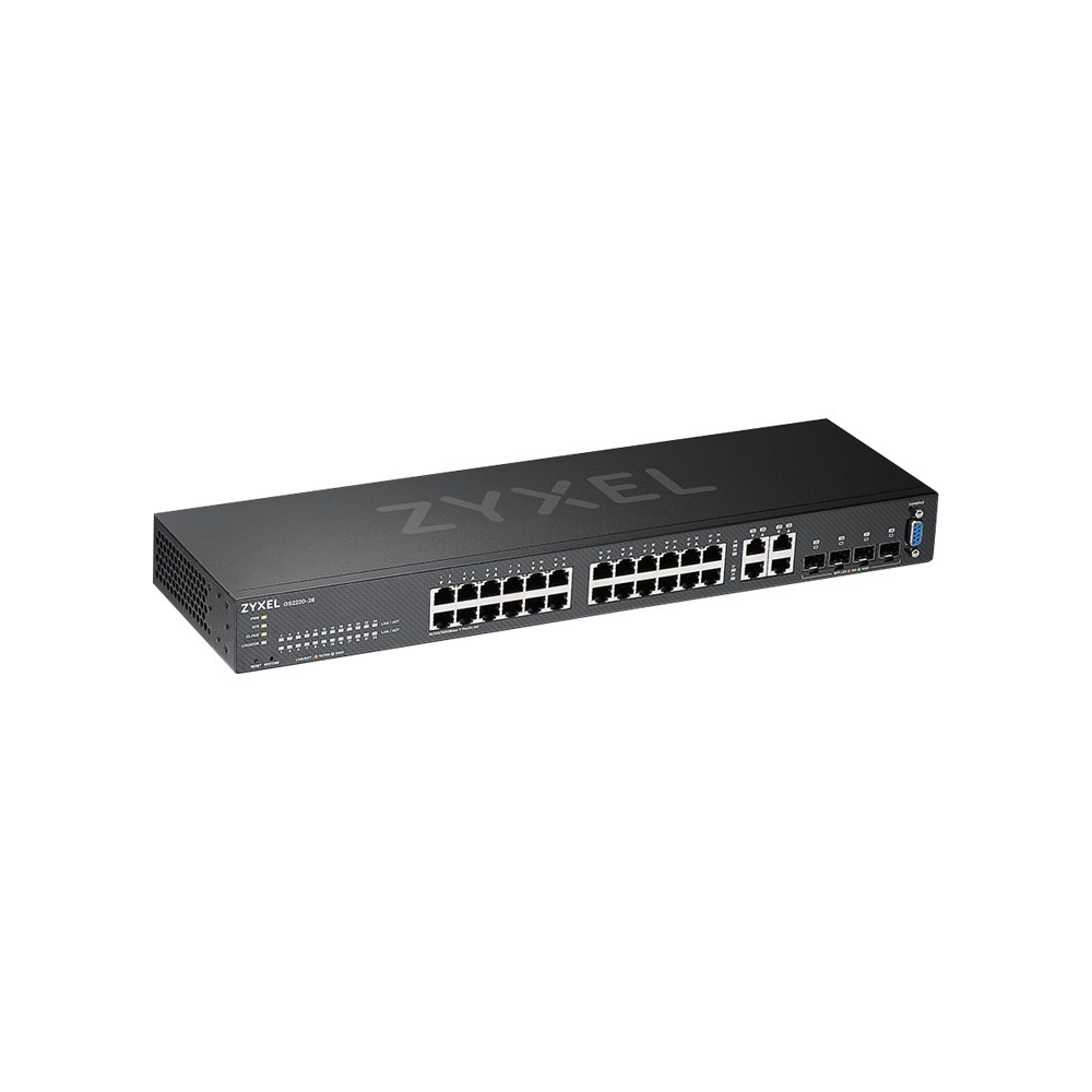 Zyxel GS2220-28-EU0101F Network Switch Managed L2 Gigabit Ethernet (10/100/1000) schwarz