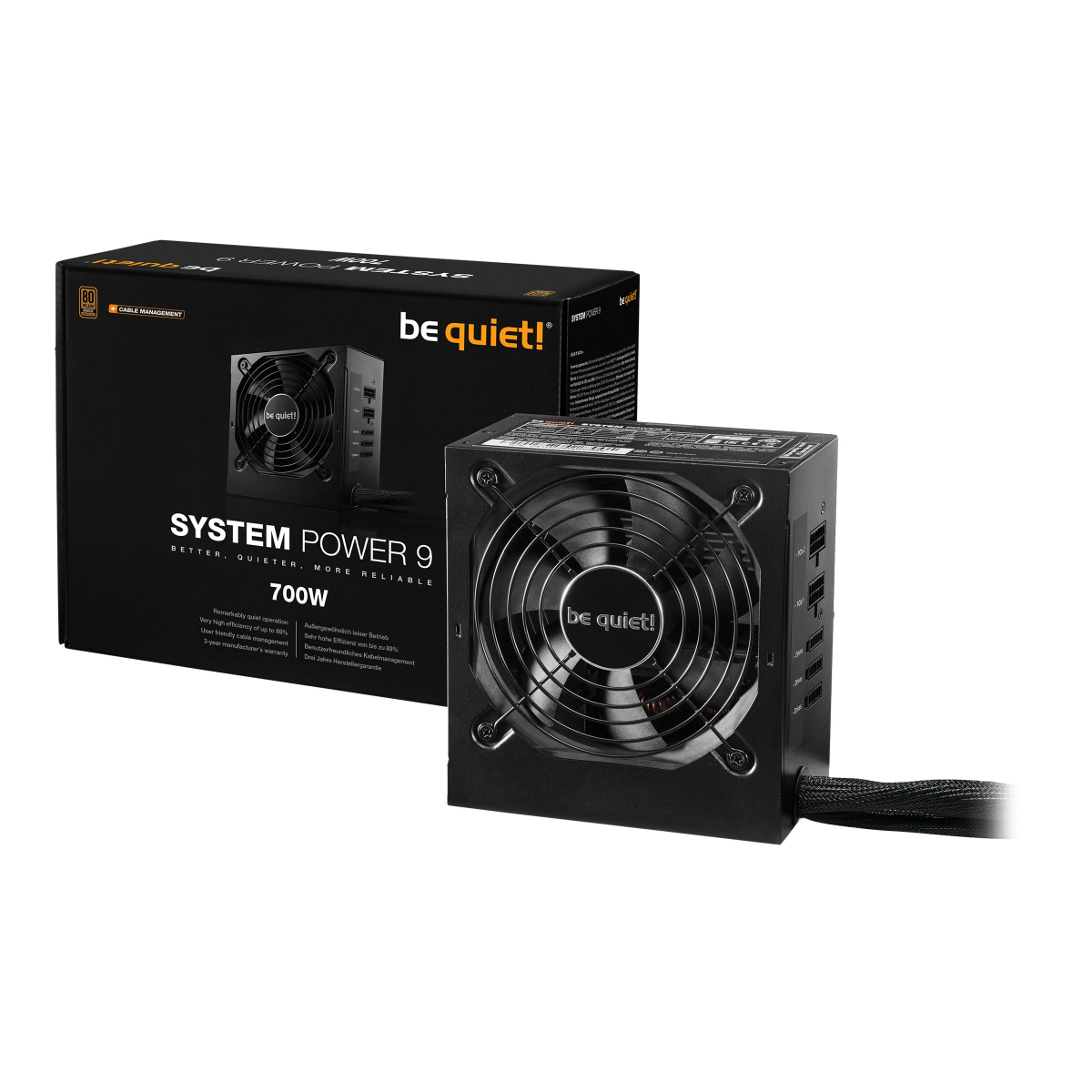 be quiet! System Power 9 700W cm PC-Netzteil