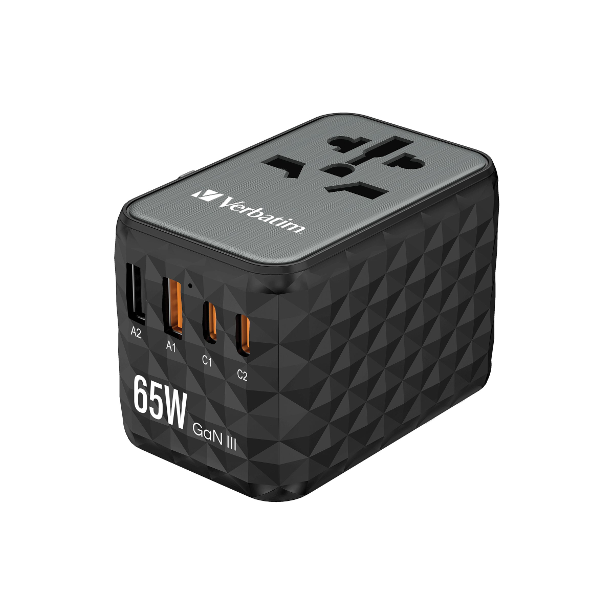 Verbatim GaN UTA-05 Universal Reiseadapter 65W Netzteil 