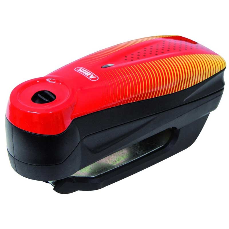 ABUS Bremsscheibenschloss mit Alarm Detecto 7000 RS1 Sicherheitslevel 13 sonic rot