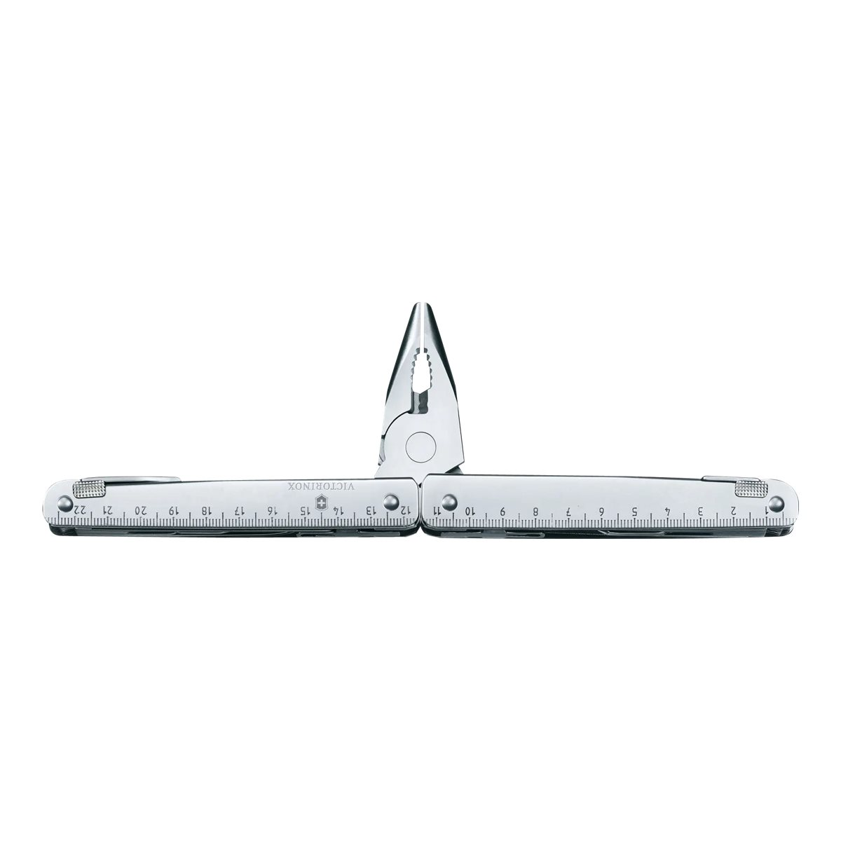 Victorinox Swiss Tool X Plus Multitool mit Leder-Etui silber