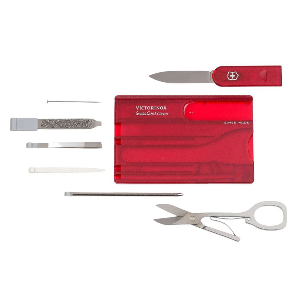 Victorinox Swiss Card Classic Multitool rubin