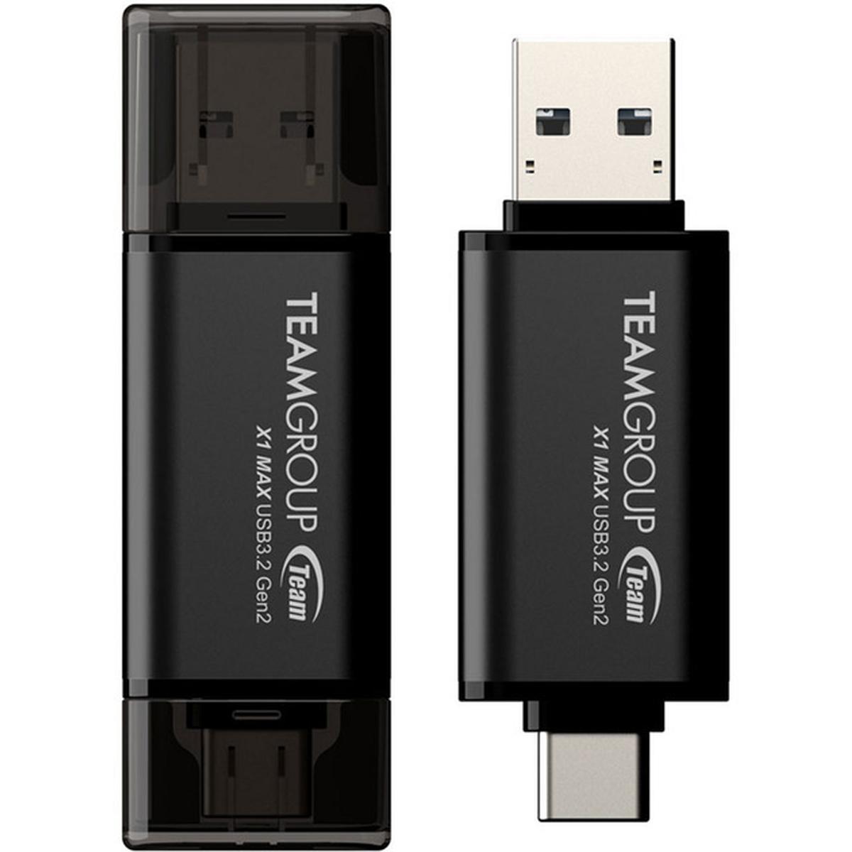 Team Group X1 MAX USB-Stick 128GB schwarz