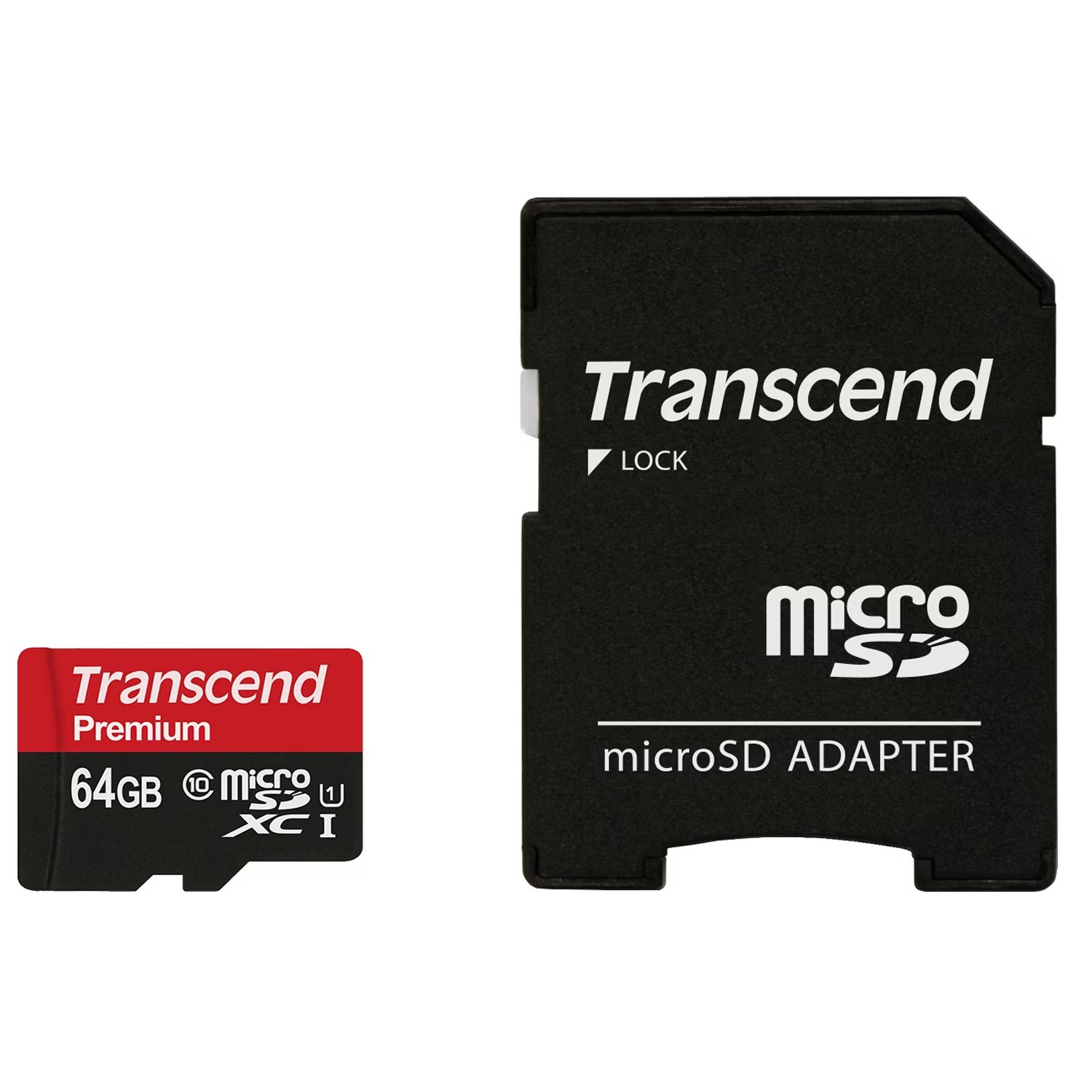 Transcend TS64GUSDU1 Extreme-Speed microSDXC 64GB Speicherkarte