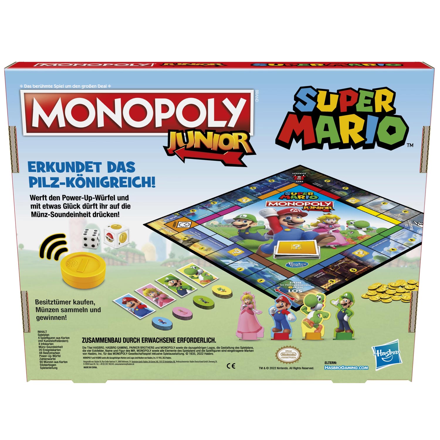 Hasbro Monopoly Junior Super Mario Edition Brettspiel