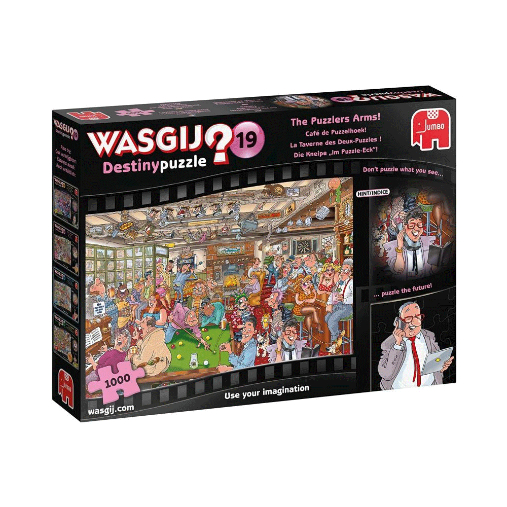 Jumbo Wasgij Destiny 19 - Die Kneipe -Im -Eck- 1000 Teile Puzzle (19166)