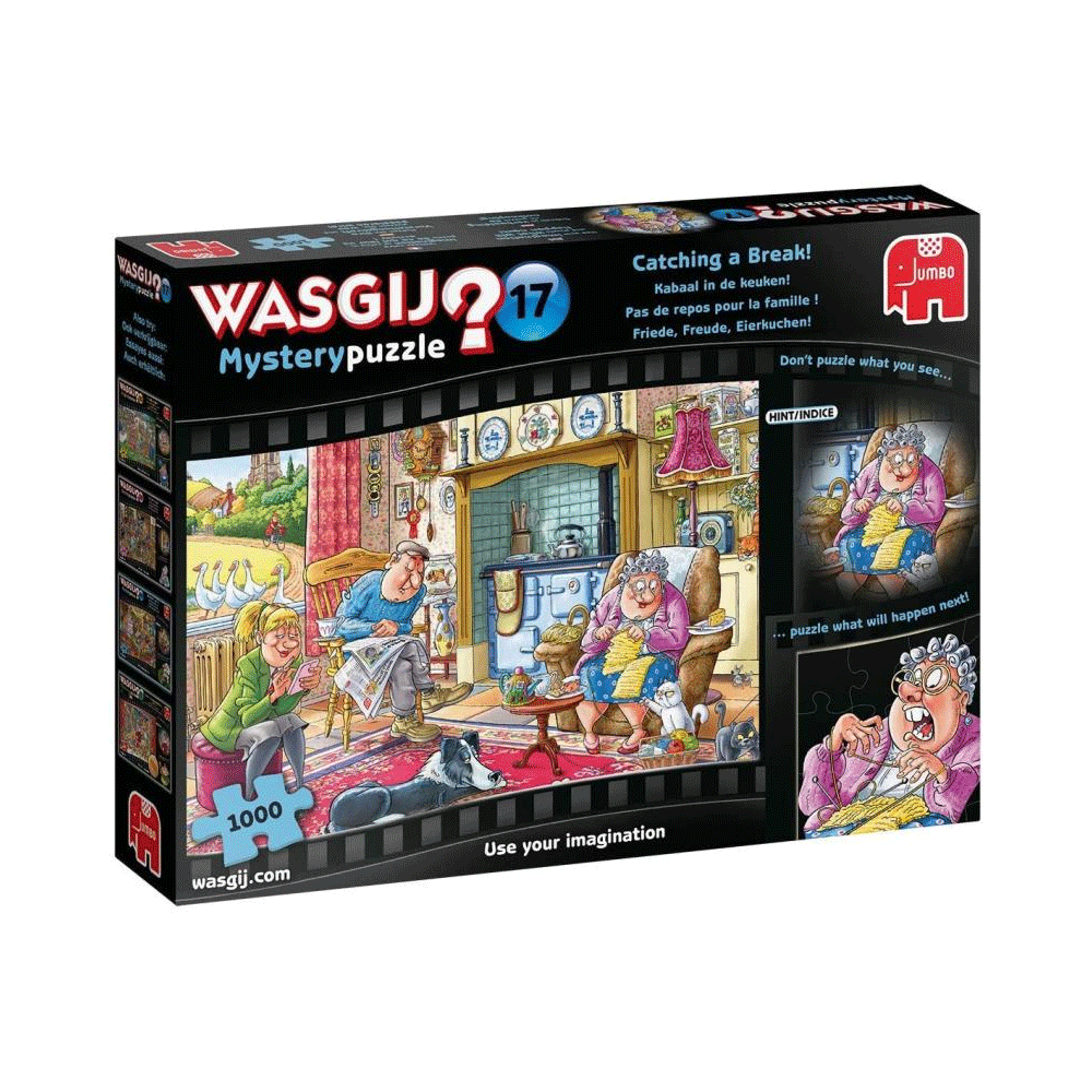 Jumbo Wasgij Mystery 17 - Friede, Freude, Eierkuchen 1000 Teile Puzzle (19175)