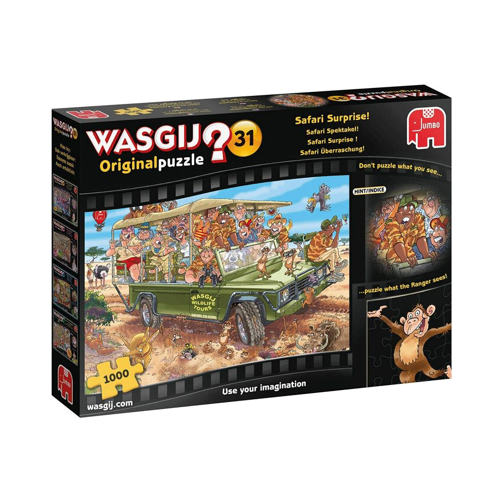 Jumbo Wasgij Original 31 - Safari Überraschung! 1000 Teile Puzzle (19164)