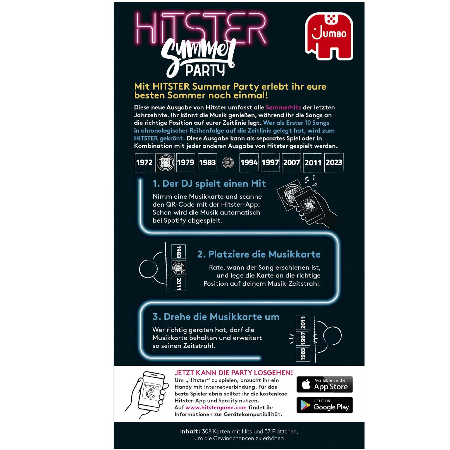 Jumbo Hitster - Summer Party Gesellschaftsspiel