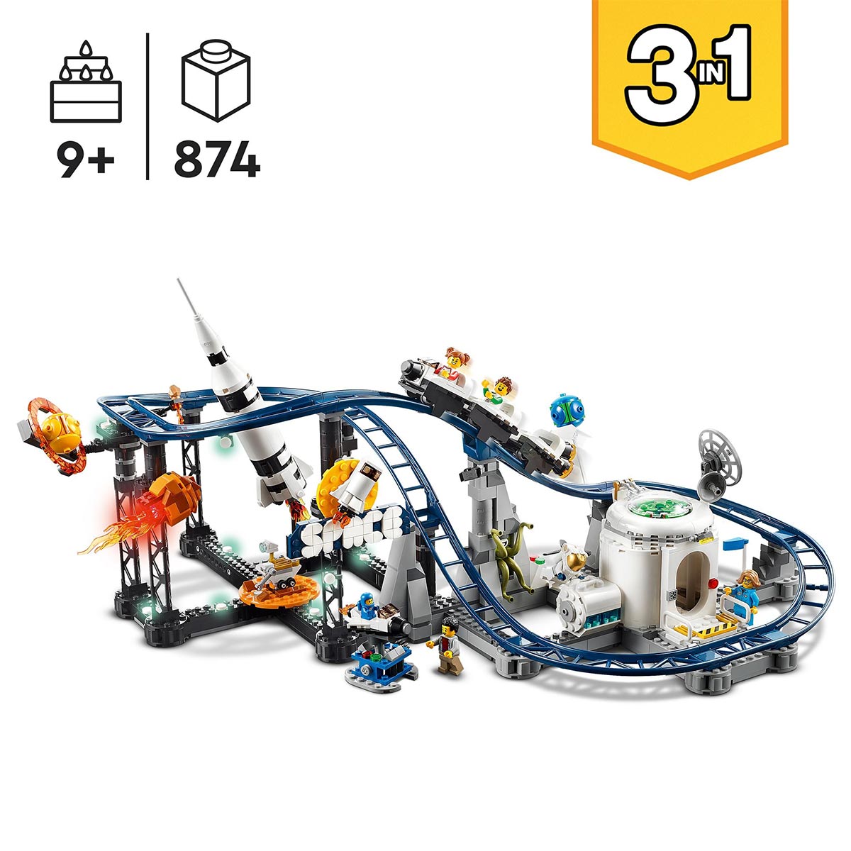 LEGO Creator 3 in 1 - Weltraum-Achterbahn (31142)