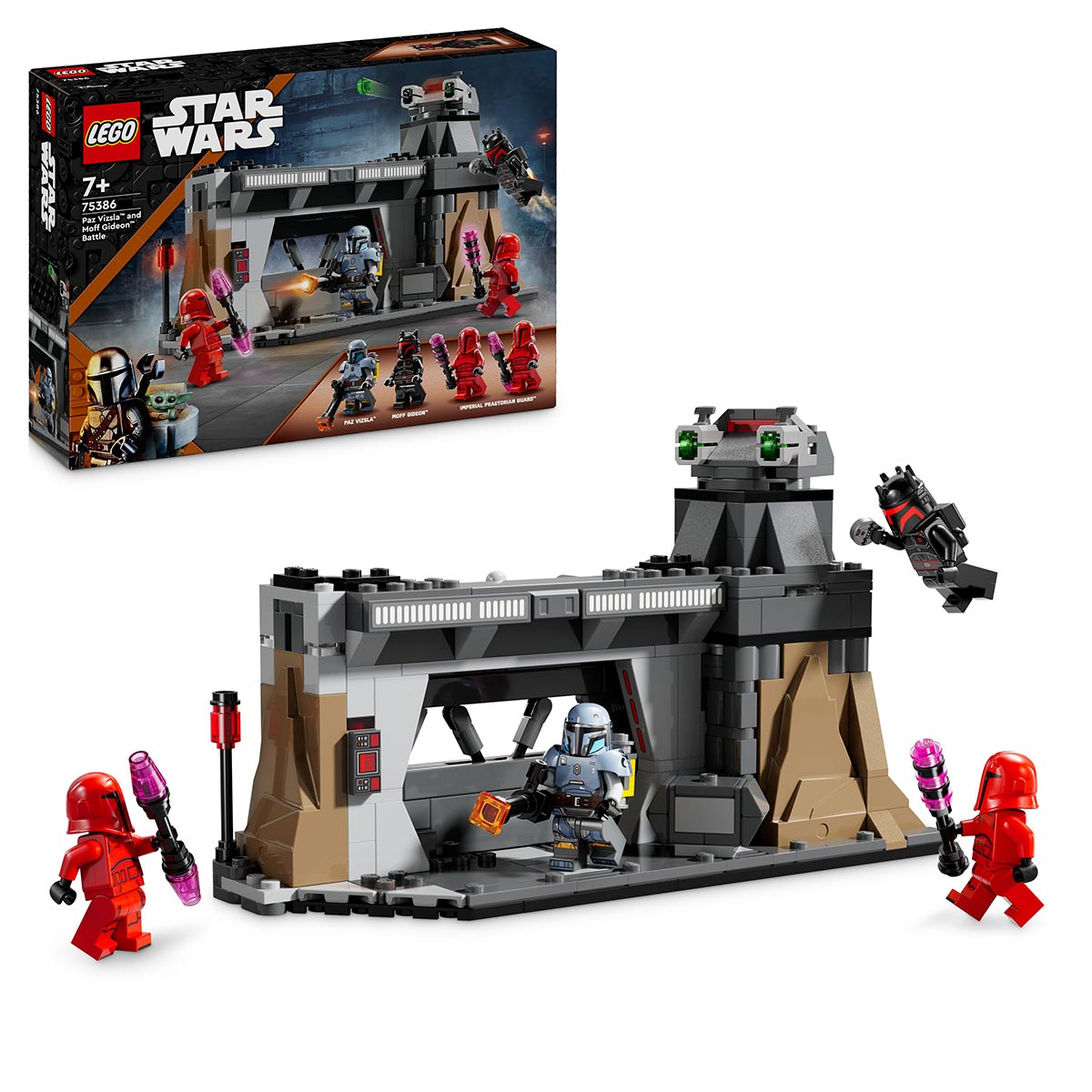 LEGO&#x20;Star&#x20;Wars&#x20;-&#x20;Duell&#x20;zwischen&#x20;Paz&#x20;Vizsla&#x20;und&#x20;Moff&#x20;Gideon&#x20;&#x28;75386&#x29;