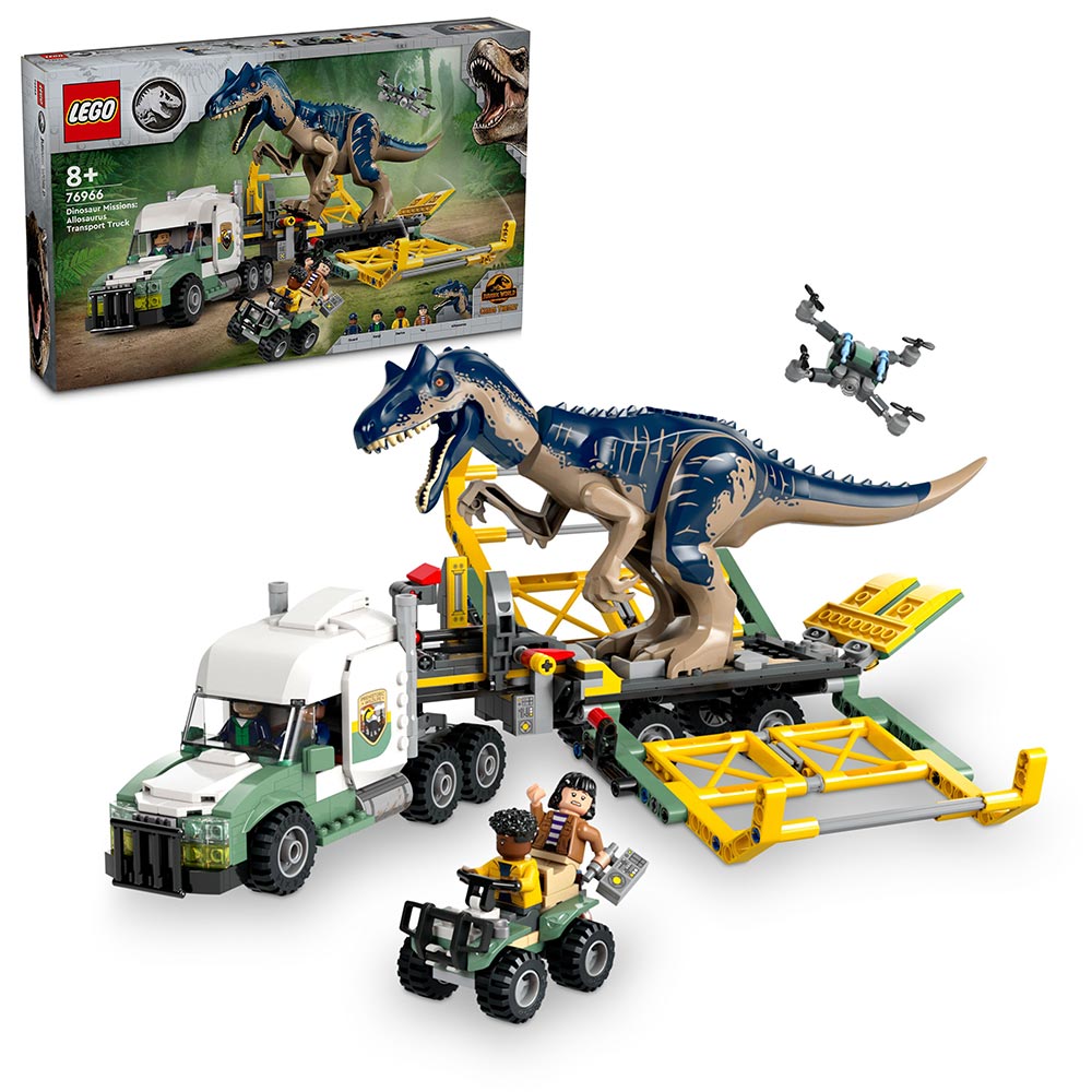LEGO Jurassic World - Dinosaurier-Missionen: Allosaurus-Transporter (76966)