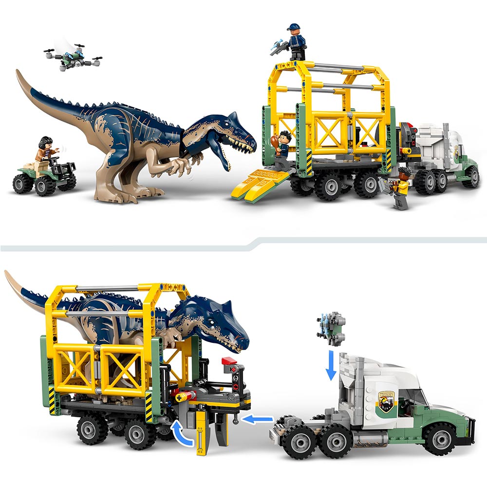 LEGO Jurassic World - Dinosaurier-Missionen: Allosaurus-Transporter (76966)
