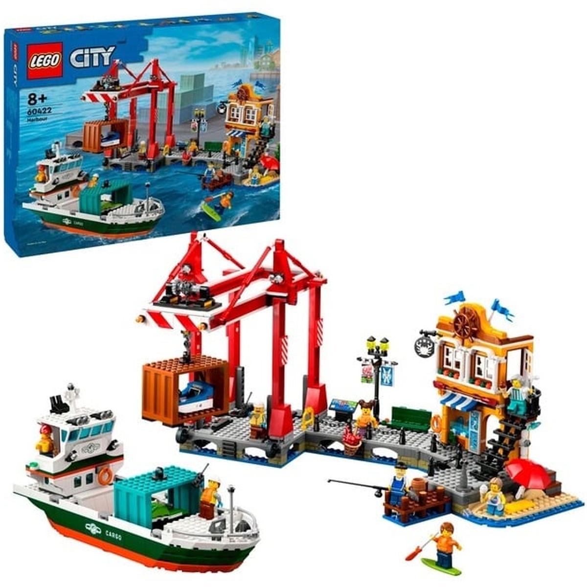LEGO City - Hafen mit Frachtschiff (60422)