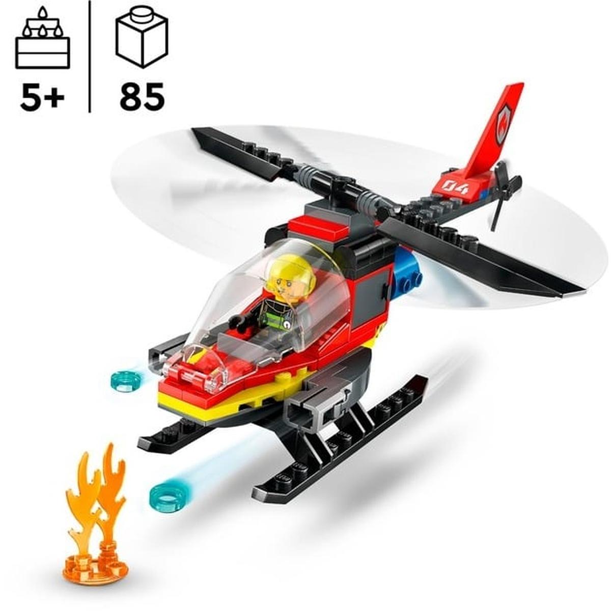 LEGO City - Feuerwehrhubschrauber (60411)