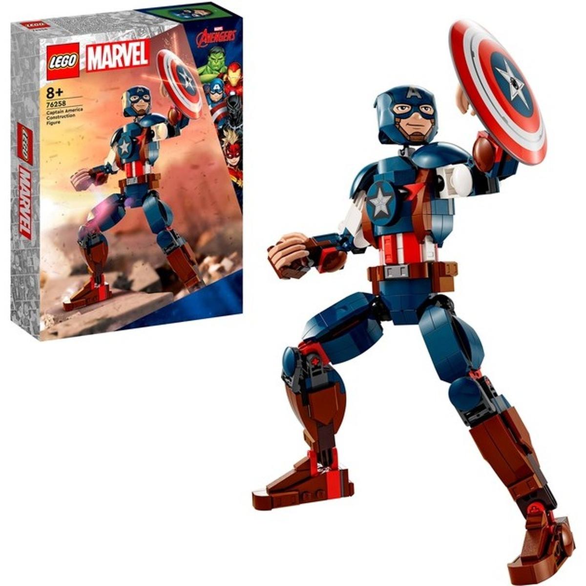 LEGO Marvel Avengers - Captain America Baufigur (76258)