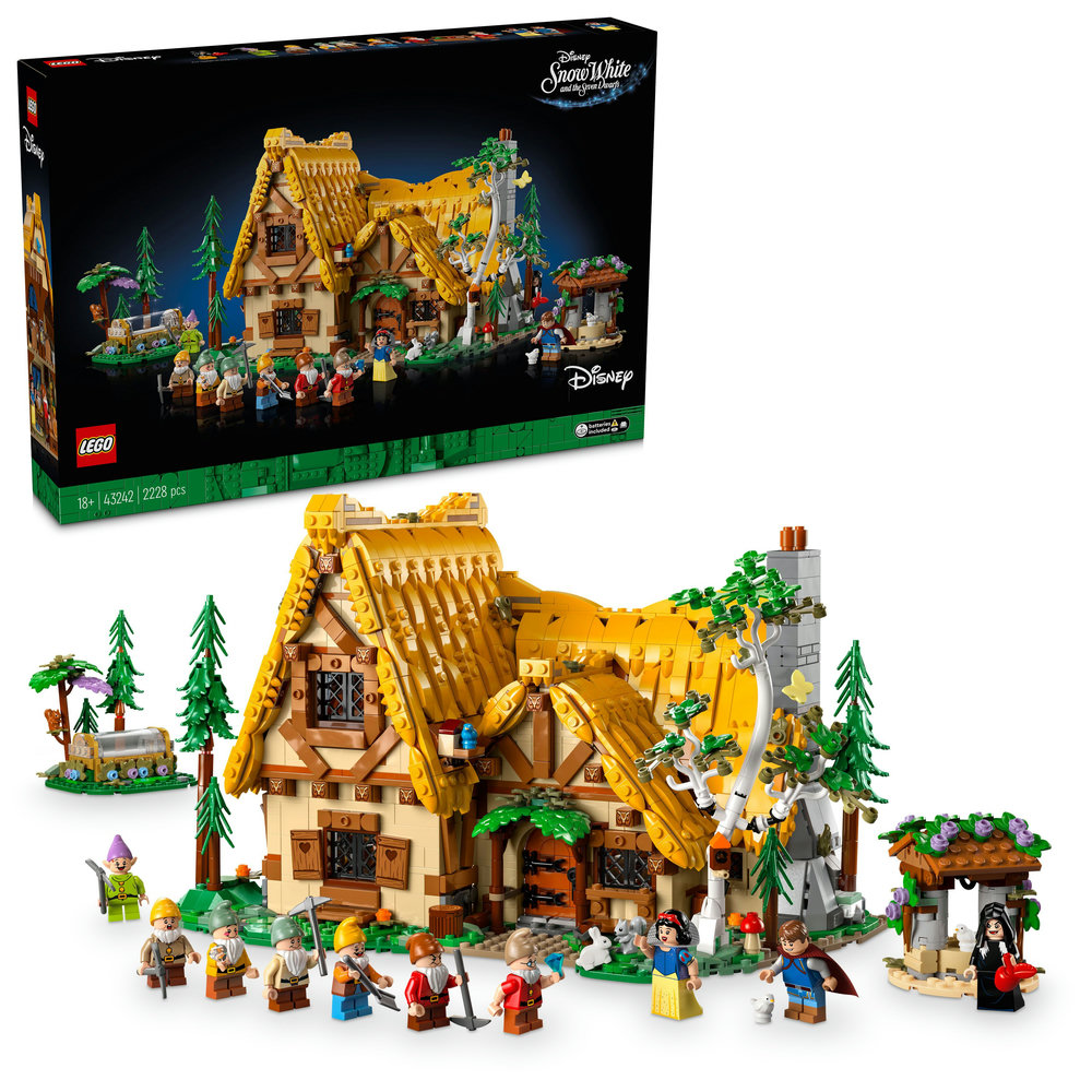 LEGO Disney Snow White - Die Hütte von Schneewittchen und den sieben Zwergen (43242)